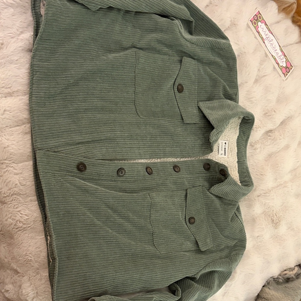 Ci Sono Sage Corduroy Jacket